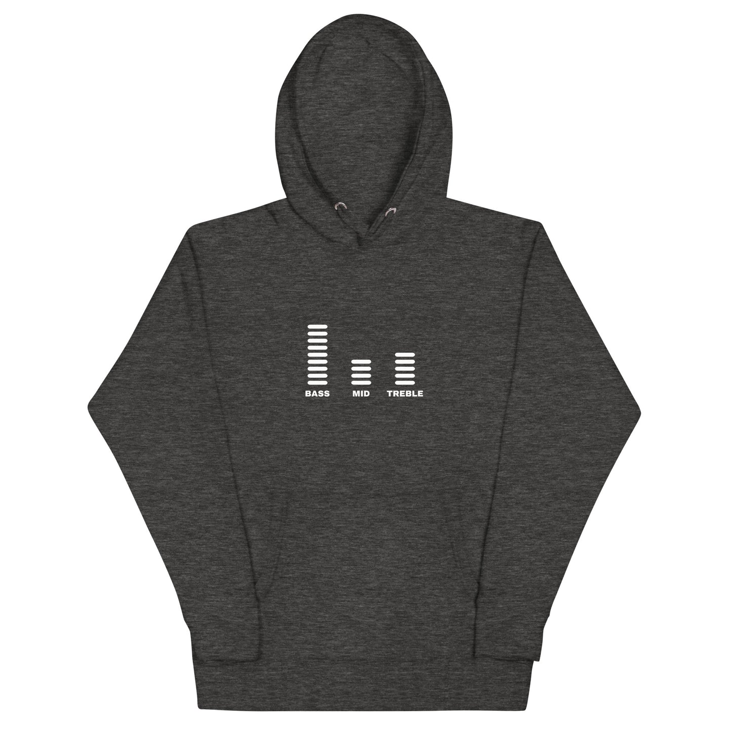 Bass Mid Treble Hoodie (Light Font)