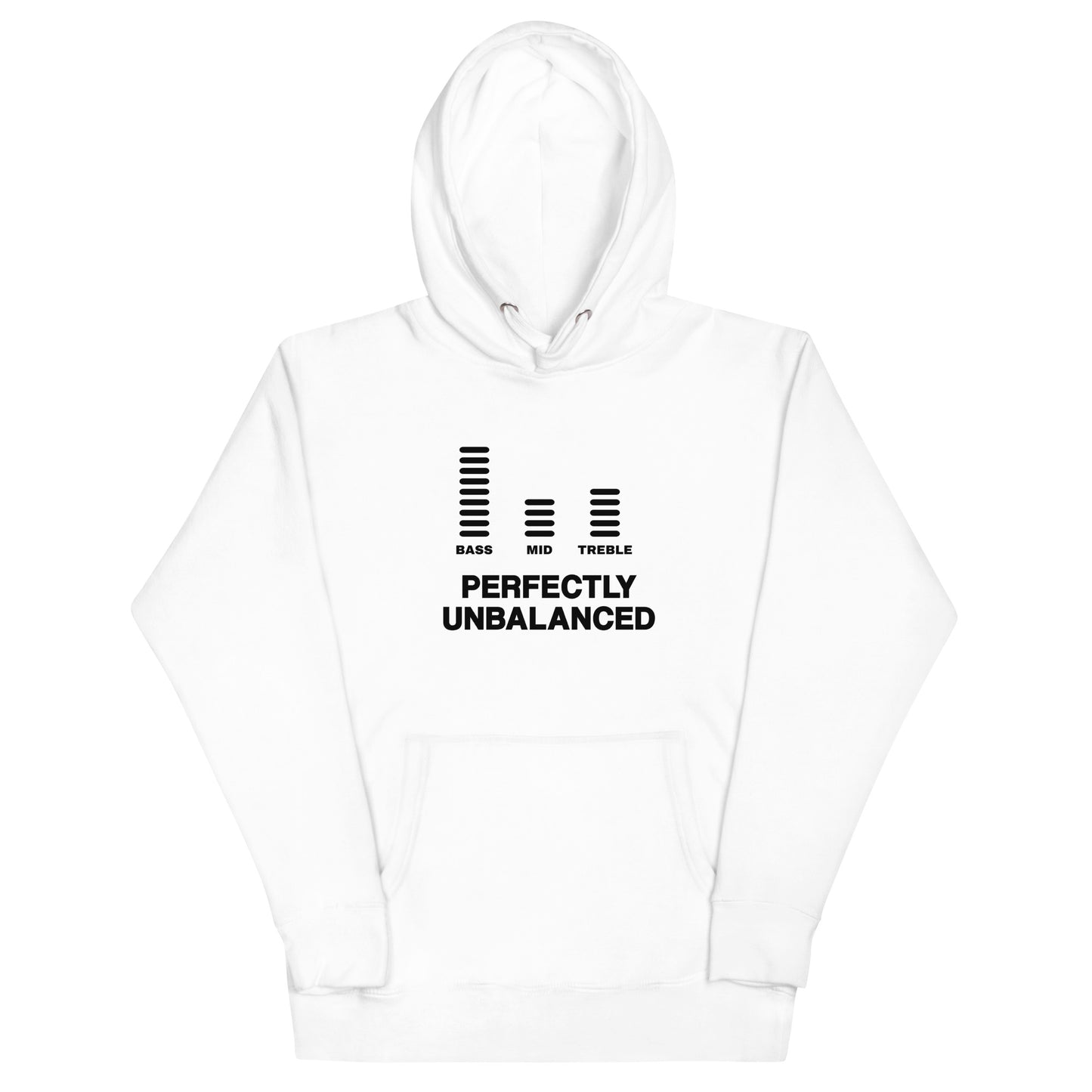 Perfectly Unbalanced Hoodie (Dark Font)