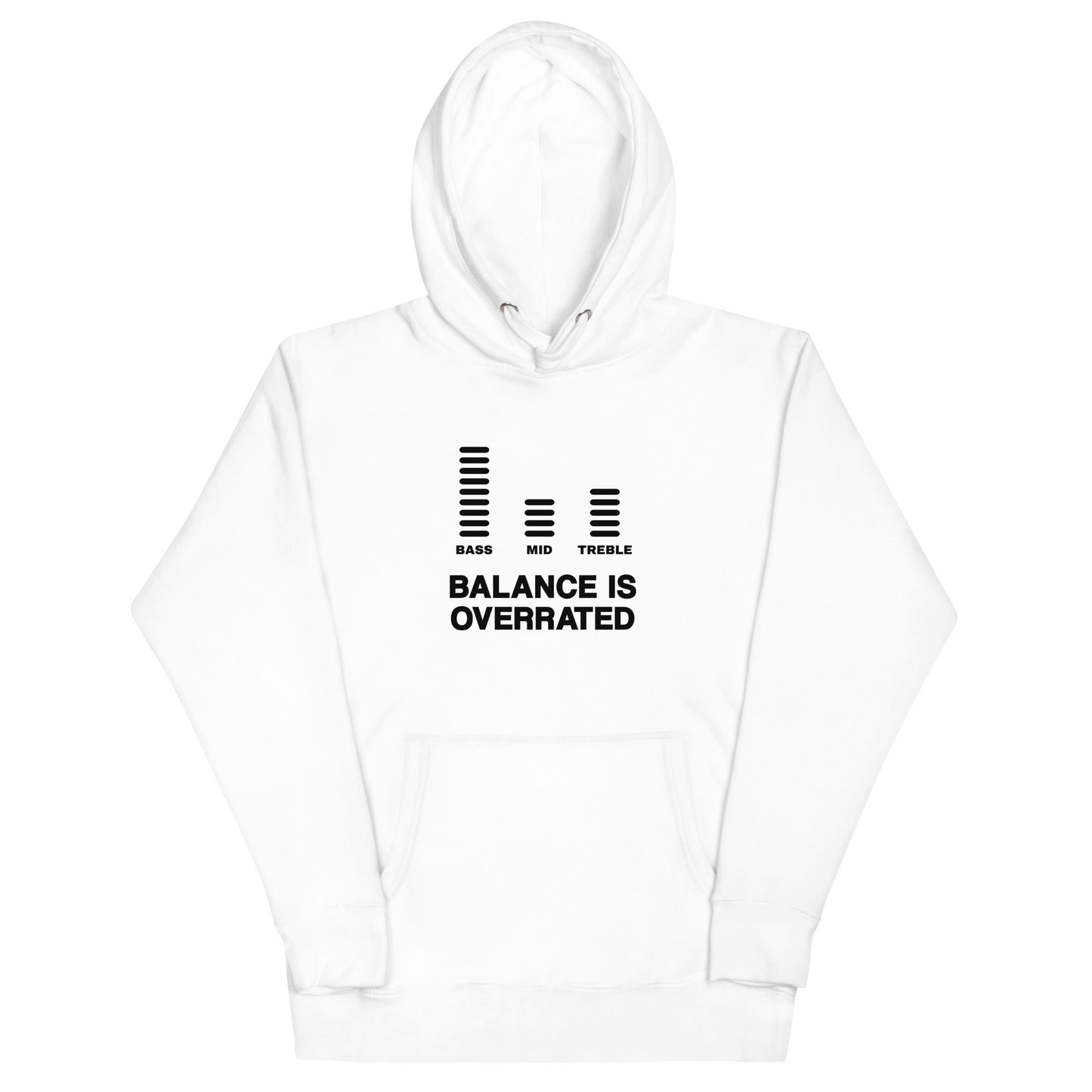 Balance Is Overrated Hoodie (Dark Font)