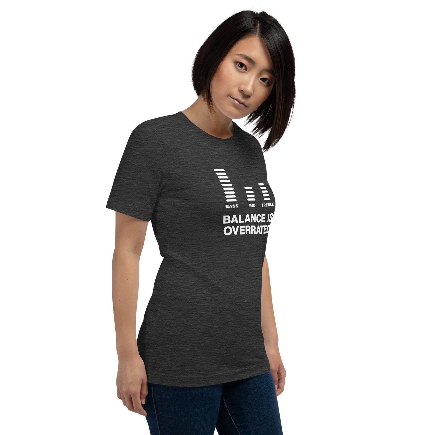 Balance Is Overrated Premium T-Shirt (Light Font)